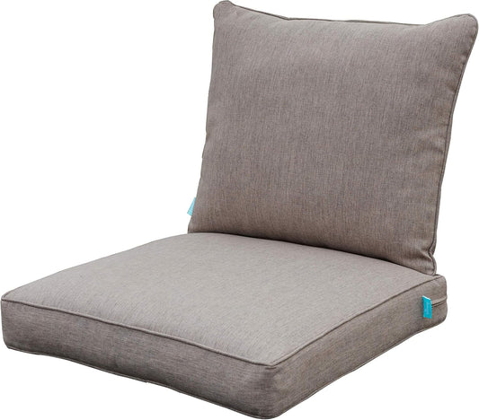 QILLOWAY Outdoor Chair Cushion Set for Patio Furniture Comfort