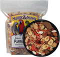 SLEEK & SASSY Fruit Veggie Nut Parrot Treat for Large Birds