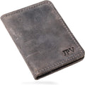 Personalized Leather Bifold Wallet for Men - Slim, Durable