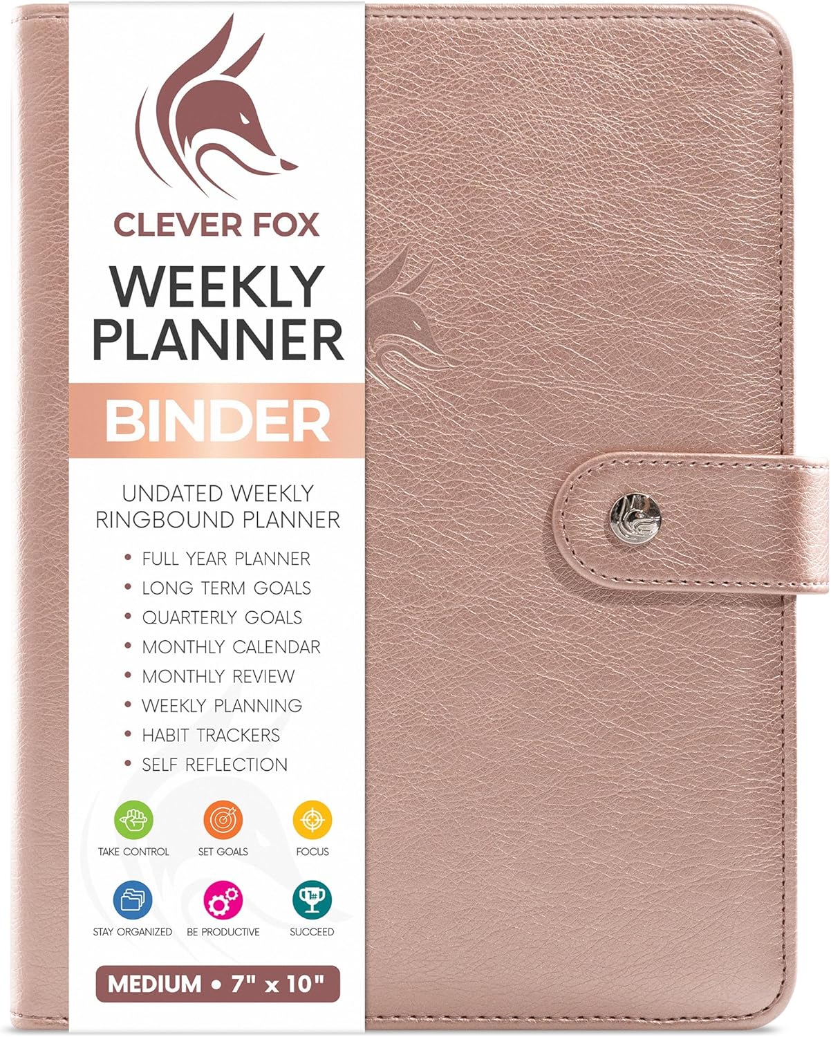 Clever Fox Weekly Planner Binder for Effective Time Management