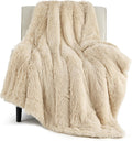 Bedsure GentleSoft Fuzzy Sherpa Faux Fur Blanket for Cozy Comfort
