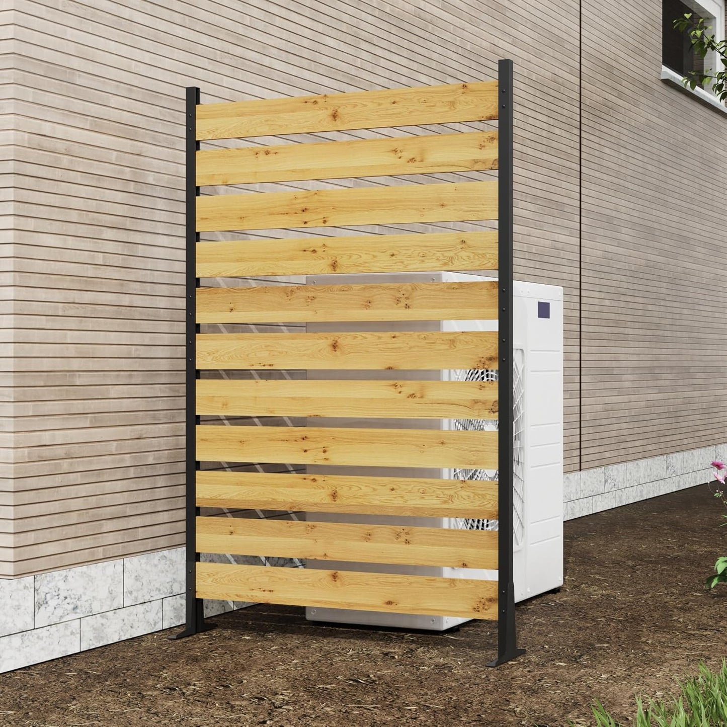 Cedar Wood Privacy Screen - Outdoor Escape