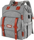 FALANKO Laptop Backpack for Women 15.6 in - Wide Top, USB Port