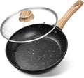 MICHELANGELO 8 Inch Nonstick Frying Pan with Lid - Compact Everyday