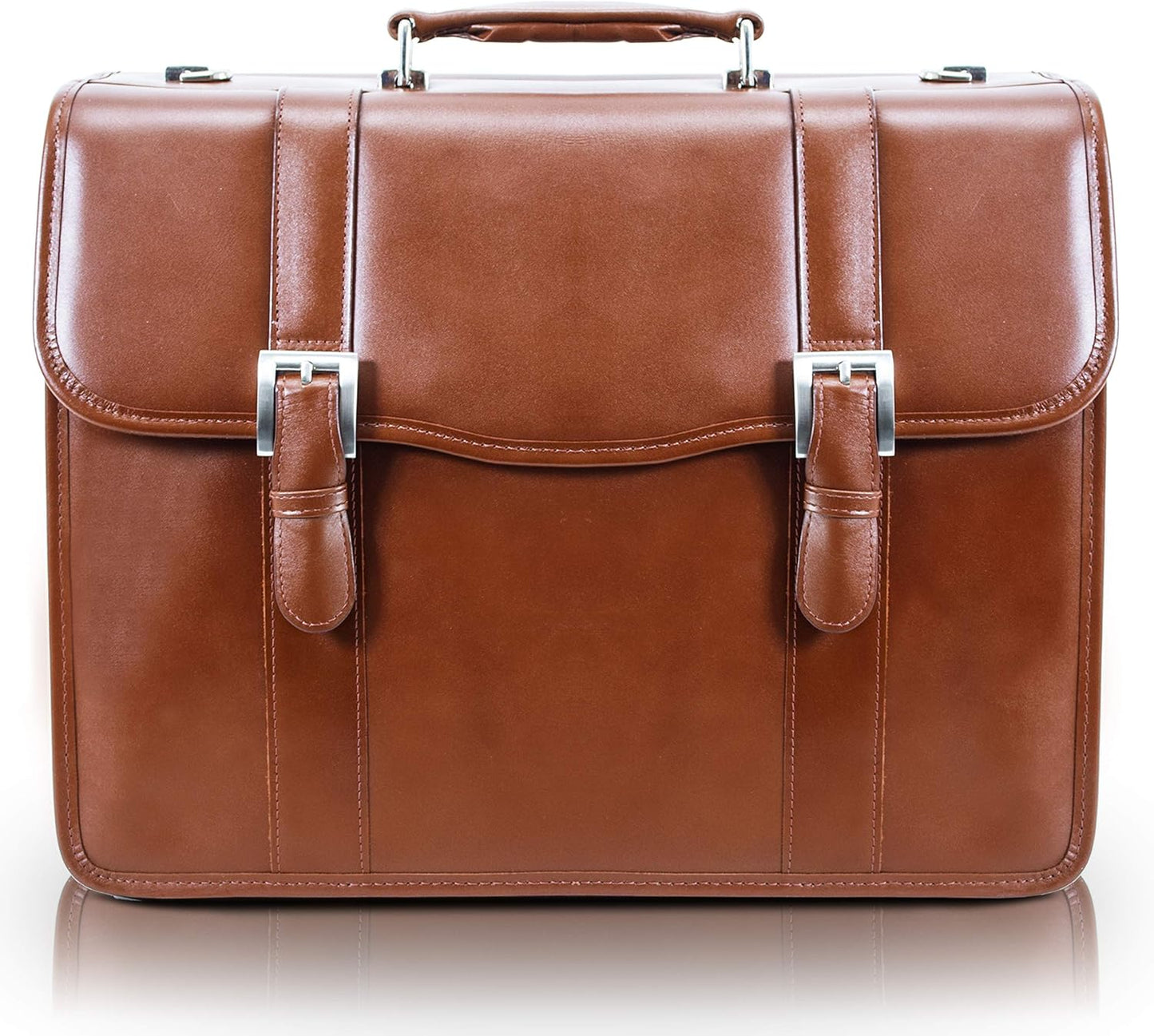 McKLEIN 15in Leather Double Compartment Laptop Briefcase Review
