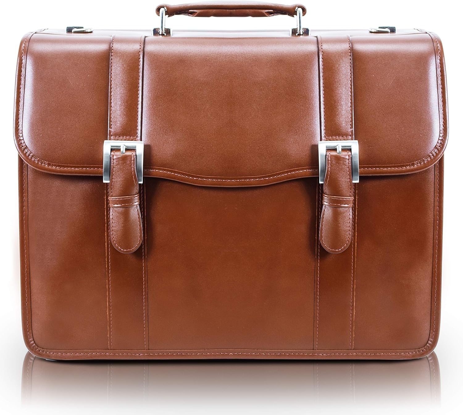McKLEIN 15in Leather Double Compartment Laptop Briefcase Review