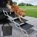 DGSL Extra Wide 4-Step Dog Ramp for Easy Access to Vehicles