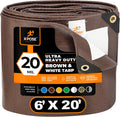 Ultra Heavy Duty 20 Mil Waterproof Tarp for All Weather Use
