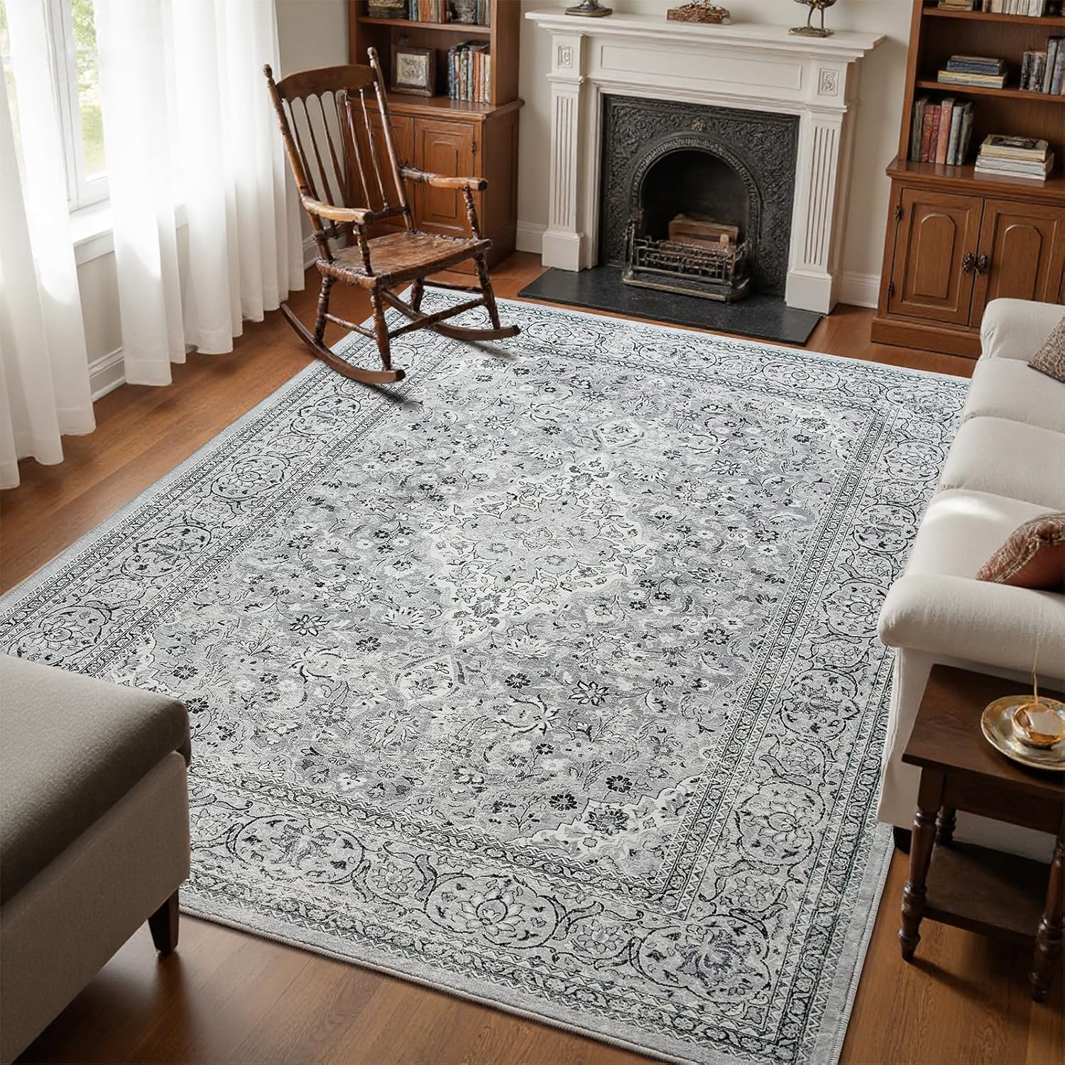 Washable Rug 3x5 for Living Room Kitchen Bathroom Entryway