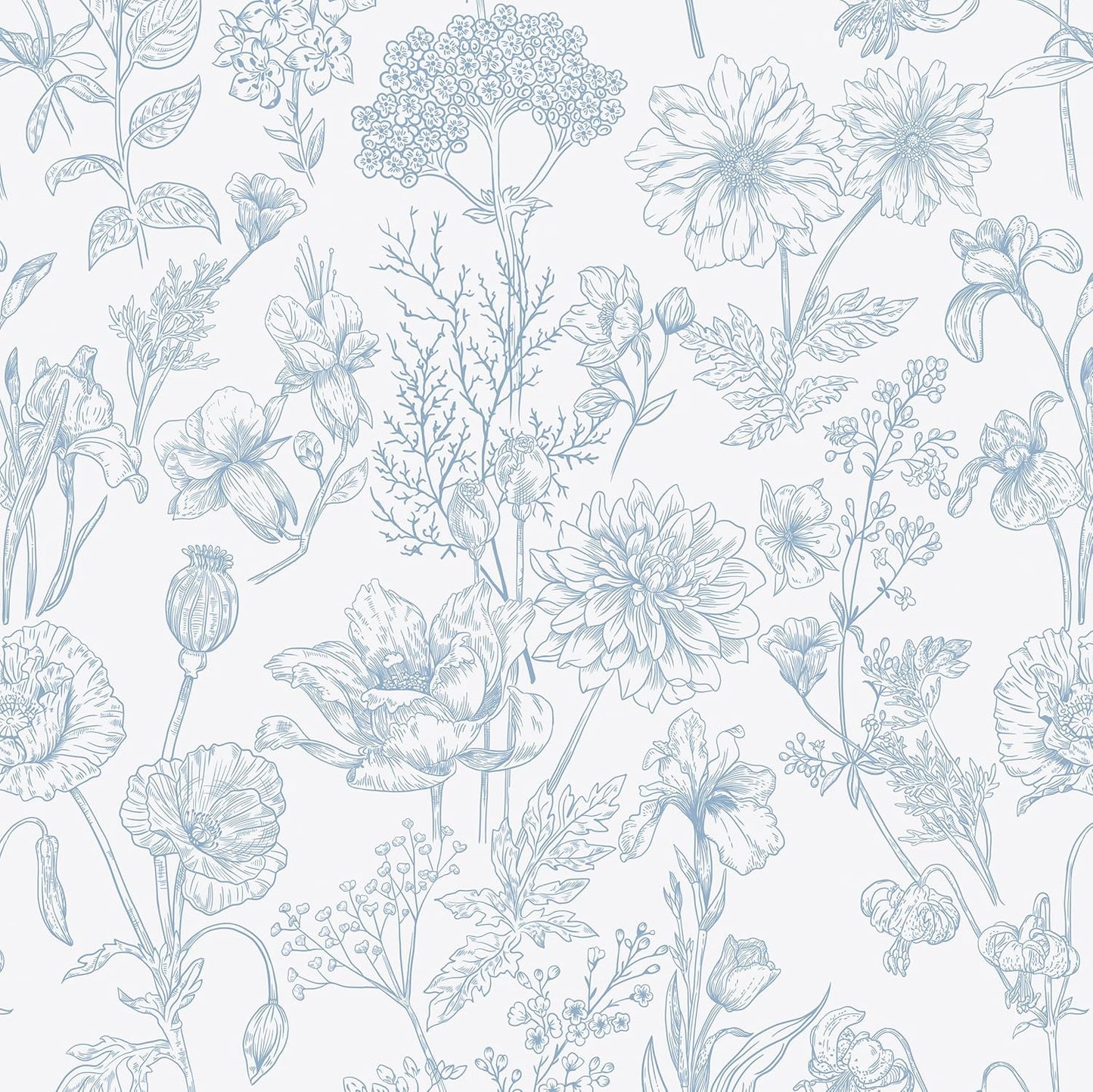 EeeComing Floral Peel and Stick Wallpaper for Modern Decor
