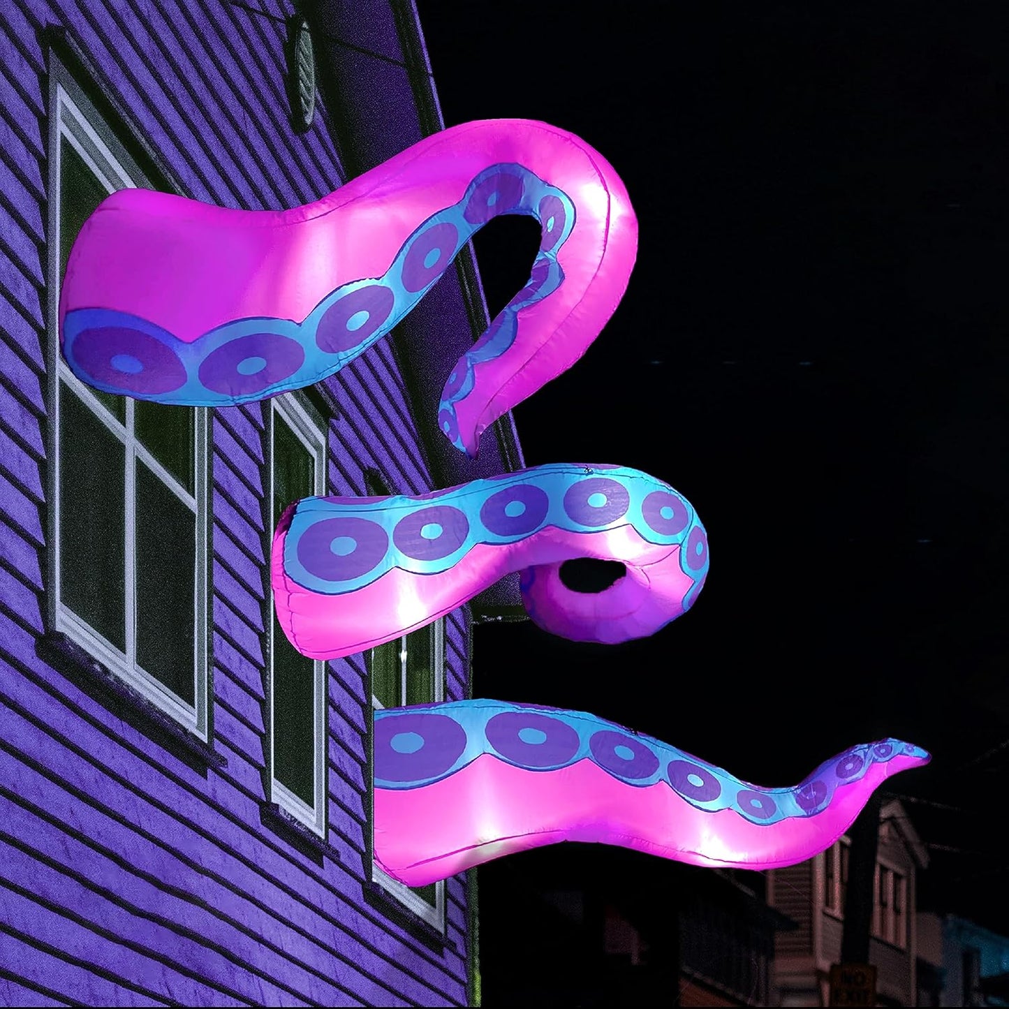 Halloween Inflatables Octopus Tentacle Decorations for Yard