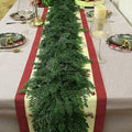 9 FT Realistic Cedar Pine Garland - Thick Lush Faux Greenery