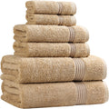 Premium Egyptian Cotton Towel Set 6-Piece for Spa-Like Comfort