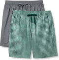 Mens Cotton Stretch Poplin Pajama Shorts - Relaxed 7ft Inseam