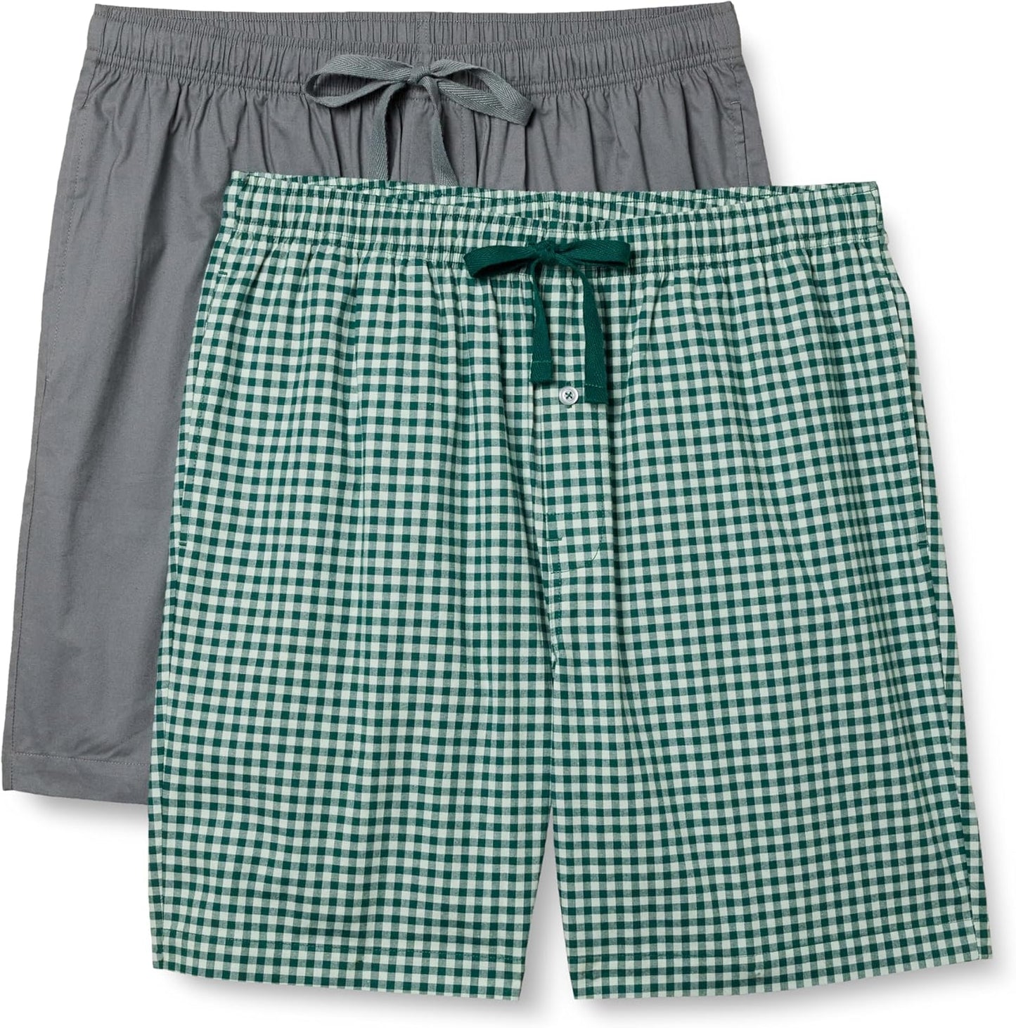 Comfortable Cotton Stretch Poplin Pajama Shorts for Men