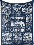 Cozy Memories Throw Blanket for Camping Enthusiasts - The Huglanket