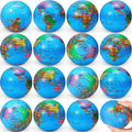Vinsot 60 Pack Globe Squeeze Balls 2.5in Mini Stress Balls - Bulk