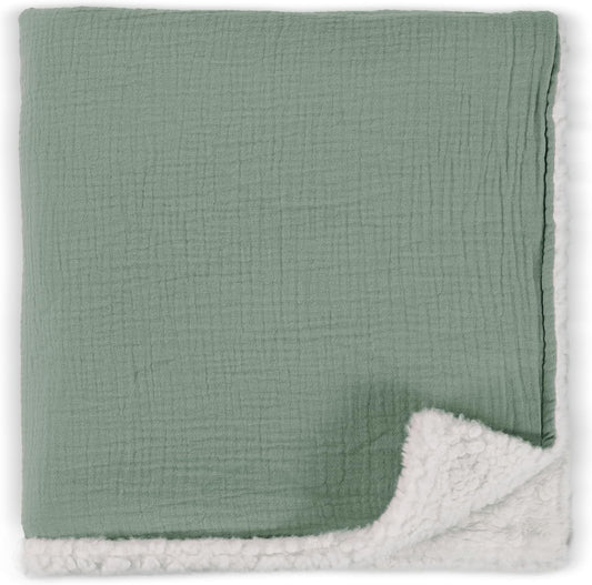 ZICOTO Soft Muslin Baby Blanket - Cozy & Lightweight!