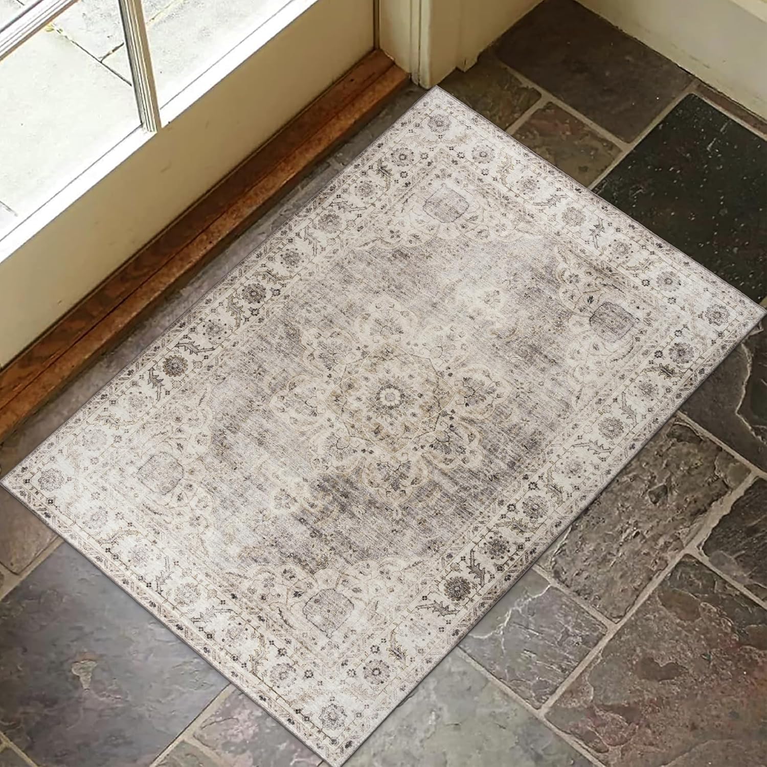 ReaLife Rugs Machine Washable Area Rug for Home and Office