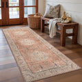 GENIMO Hallway Runner Rug 2ft 6inx8ft - Thin Washable Boho Runner