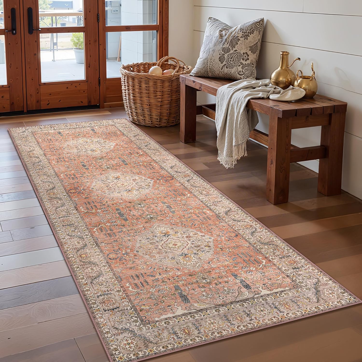 GENIMO Hallway Runner Rugs Non Slip for Entryway and Kitchen