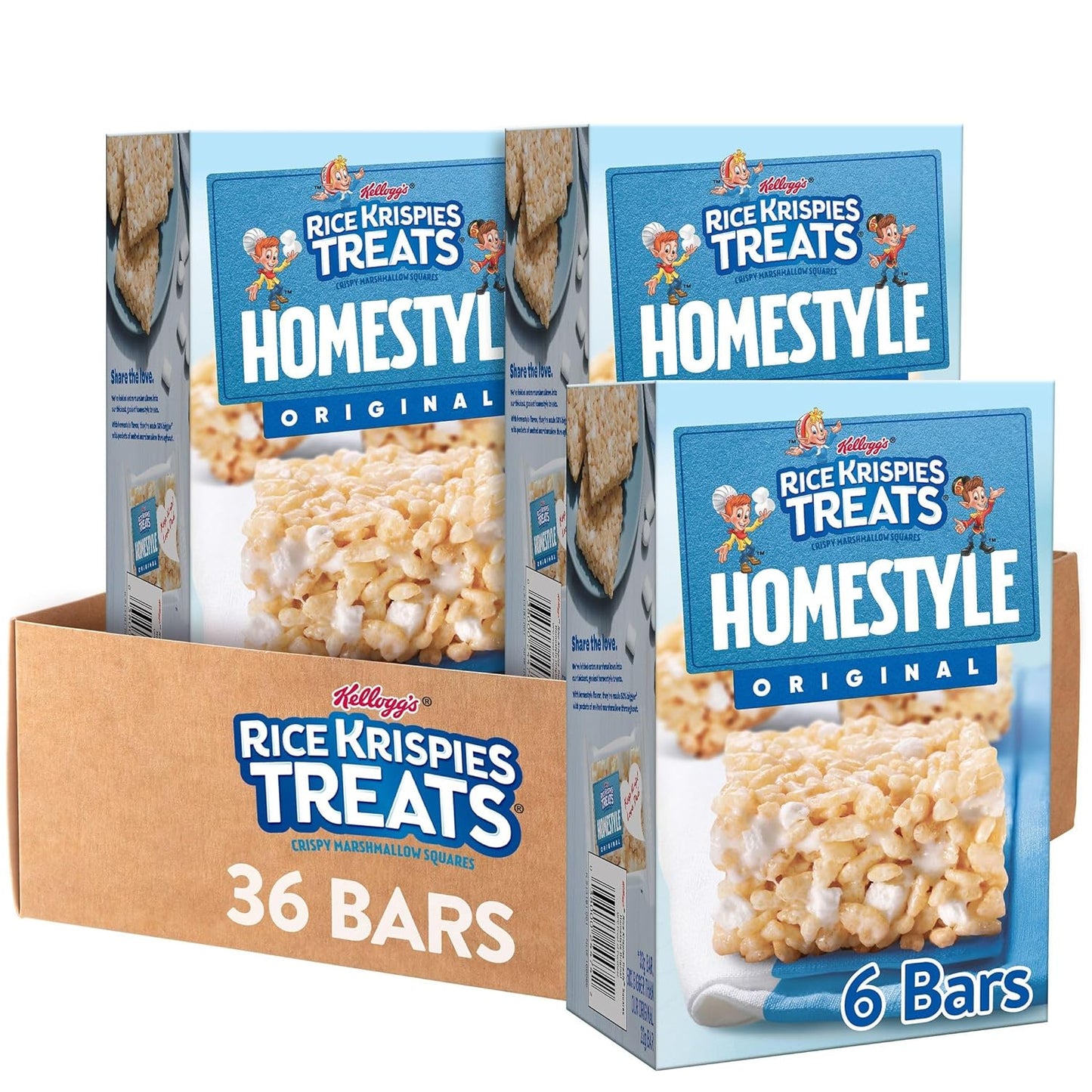 Rice Krispies Treats Homestyle Bars - Perfect Kids Snack
