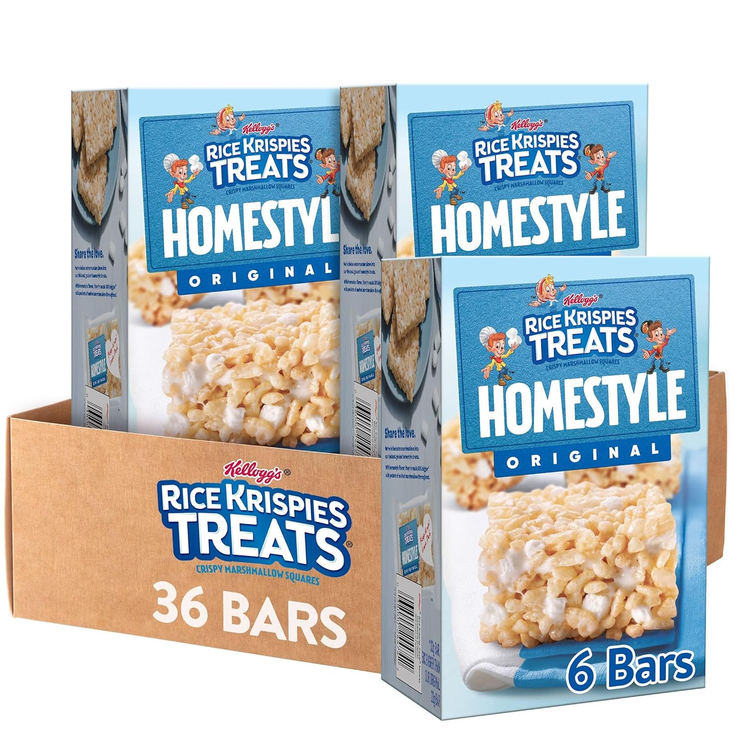 Rice Krispies Treats Homestyle Bars - Perfect Kids Snack