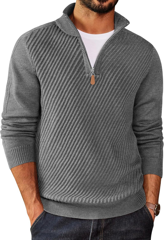Stylish COOFANDY Mens Quarter Zip Pullover for Every Occasion