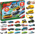 JOYIN 2025 Christmas Advent Calendar 24 Diecast Cars - Countdown Fun