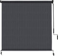 Outdoor Roller Shade 8ft X 8ft with 90% UV Protection for Comfort
