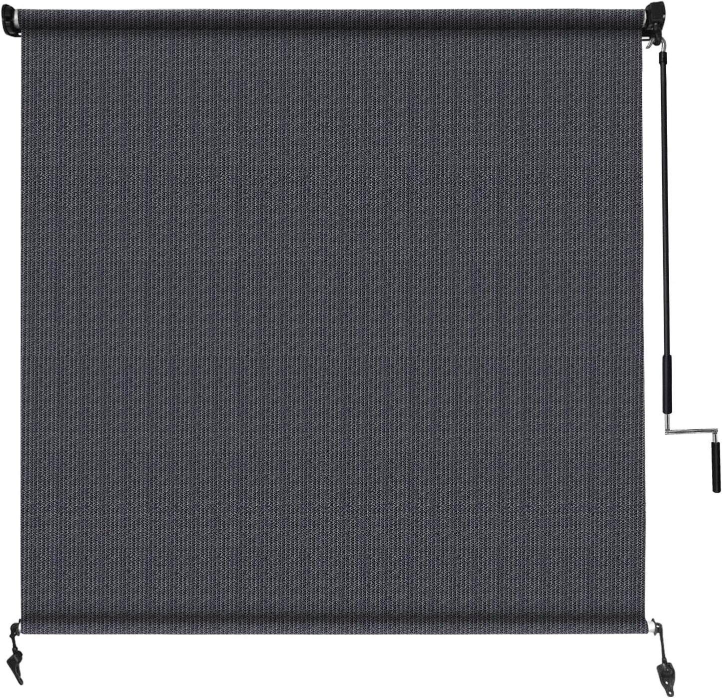 Outdoor Roller Shade 8ft X 8ft with 90% UV Protection for Comfort