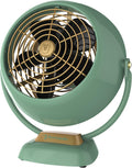Vornado VFAN Jr. Vintage Air Circulator Fan, Green - Retro Desk