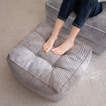 HIGOGOGO Plush Stuffed Ottoman for Comfortable Living Room Seating