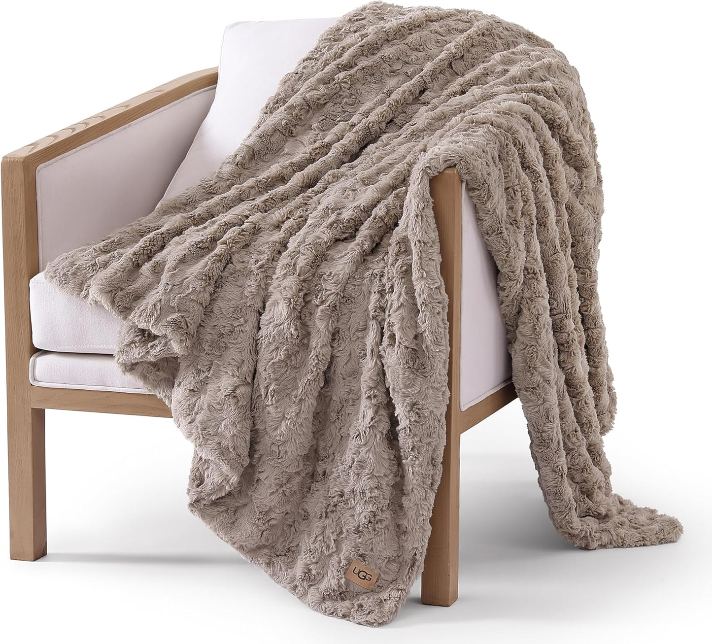 UGG Adalee Faux Fur Throw Blanket for Cozy Home Decor