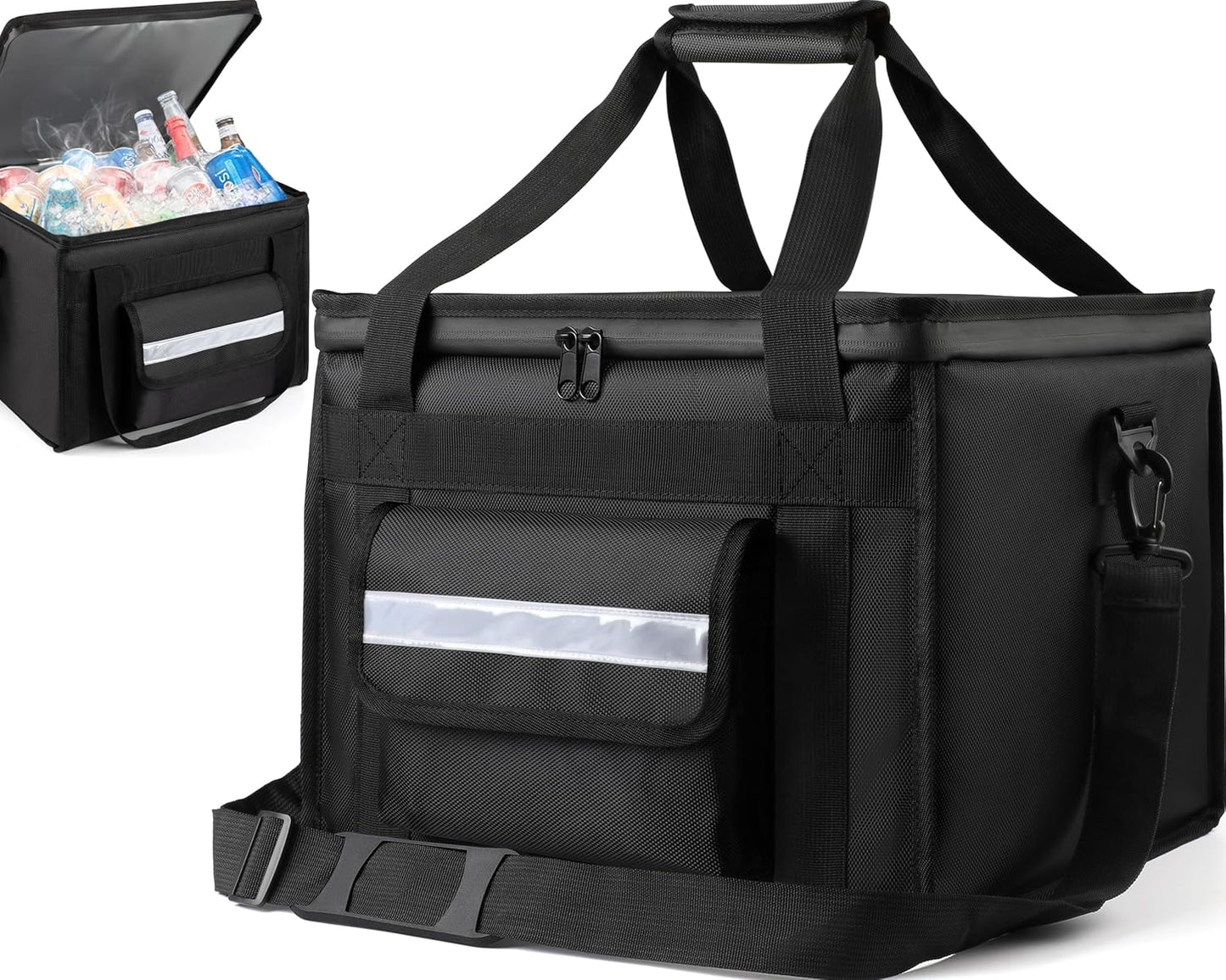 Insulated Cooler Bag for Food & Pizza Delivery - Large Size