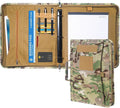 Kosibate Tactical Padfolio Portfolio Binder with Zipper - Durable