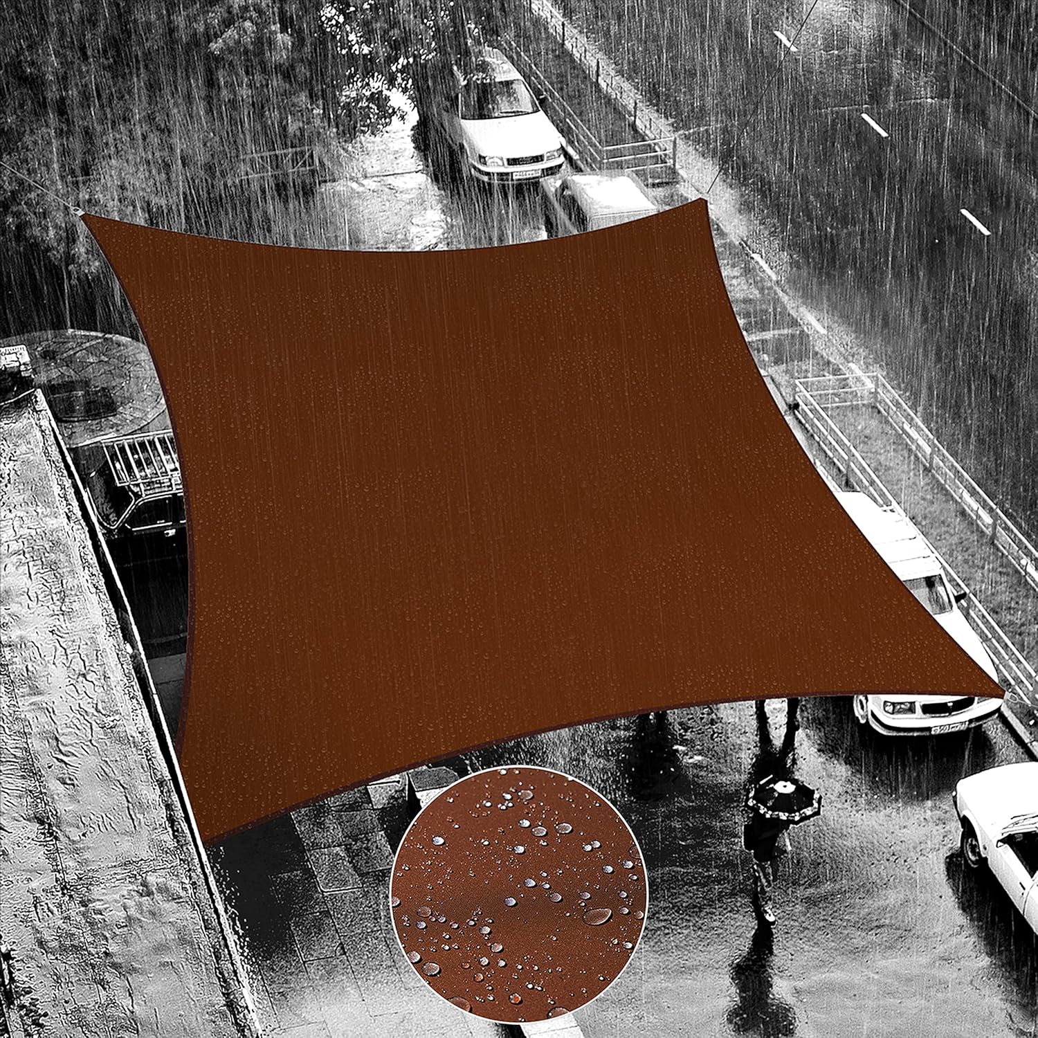 ShadeMart 9ft x 17ft Waterproof Shade Sail for Outdoor Spaces