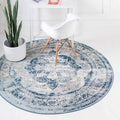 Unique Loom Sofia Collection Area Rug - Salle Garnier 8ft Round