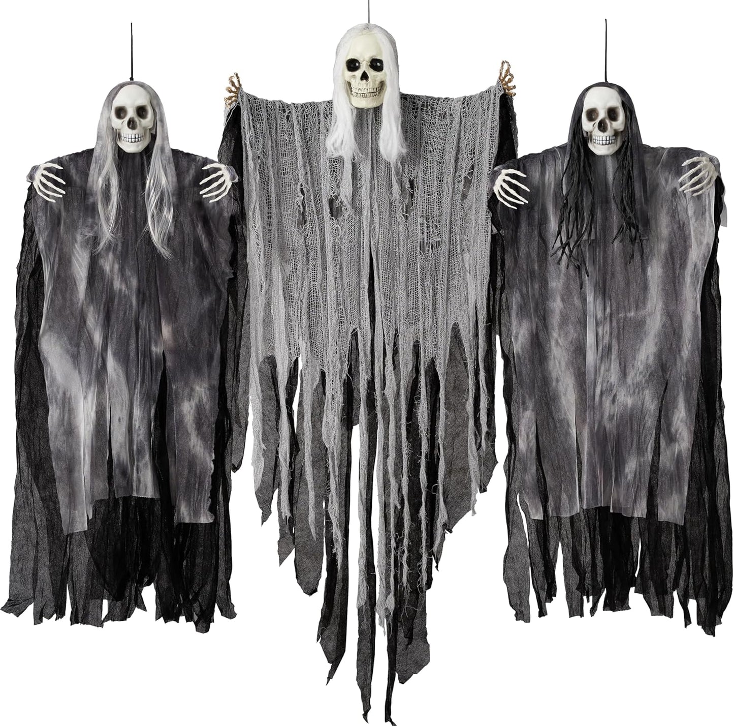 Hanging Halloween Skeleton Ghosts Decorations for Spooky Fun