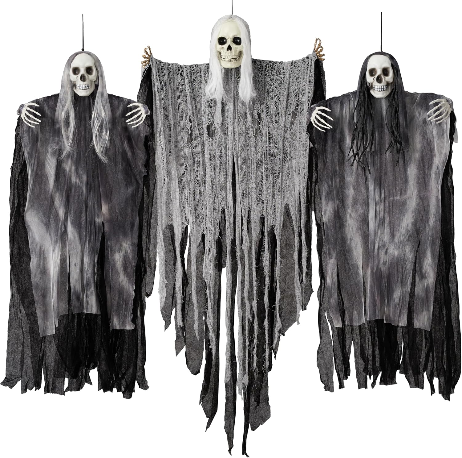 Hanging Halloween Skeleton Ghosts Decorations for Spooky Fun