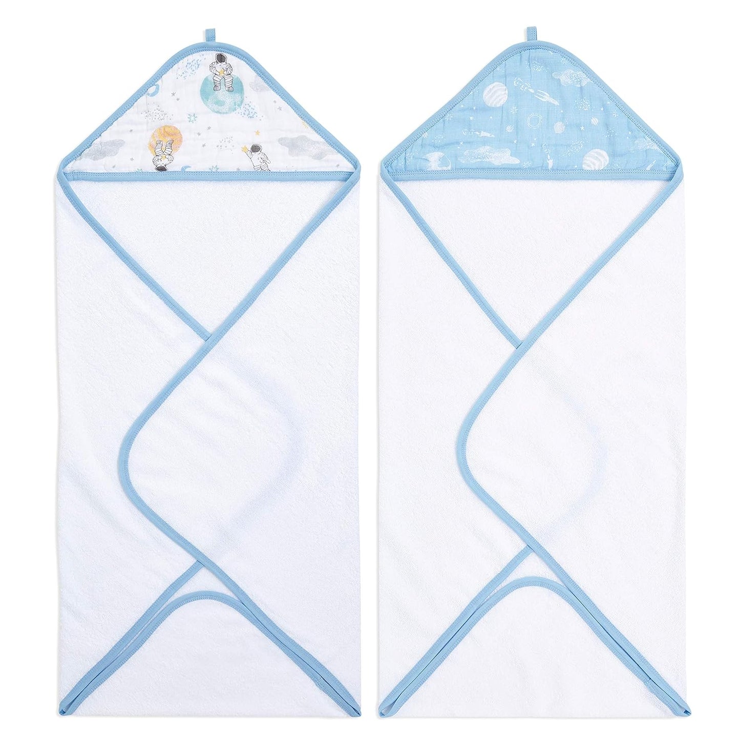 aden + anais Essentials Hooded Baby Bath Towel for Cozy Wraps