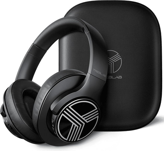 TREBLAB Z2 ANC Headphones - HD Sound, 35H Battery