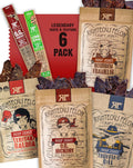 Beef Jerky Variety Pack Sampler - Savory 6 Pack Gift