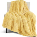 Bedsure GentleSoft Fuzzy Sherpa Faux Fur Twin Blanket - Cozy