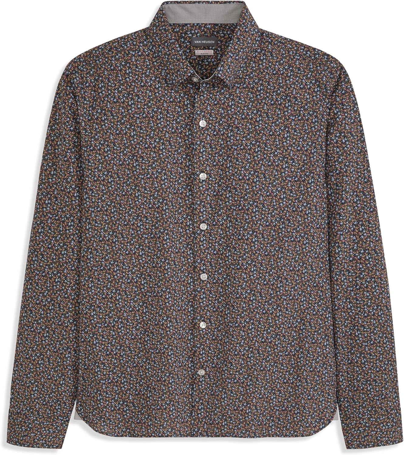 Van Heusen Men's Wrinkle Free Long Sleeve Shirt for Comfort