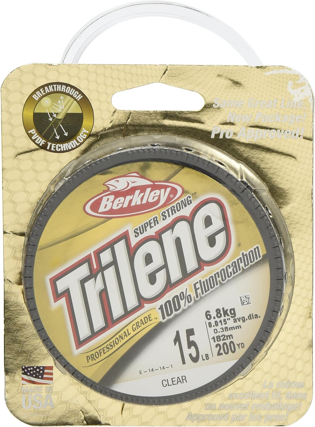 BerkleyTrilene Fluorocarbon Ice Clear | 100% Invisibility