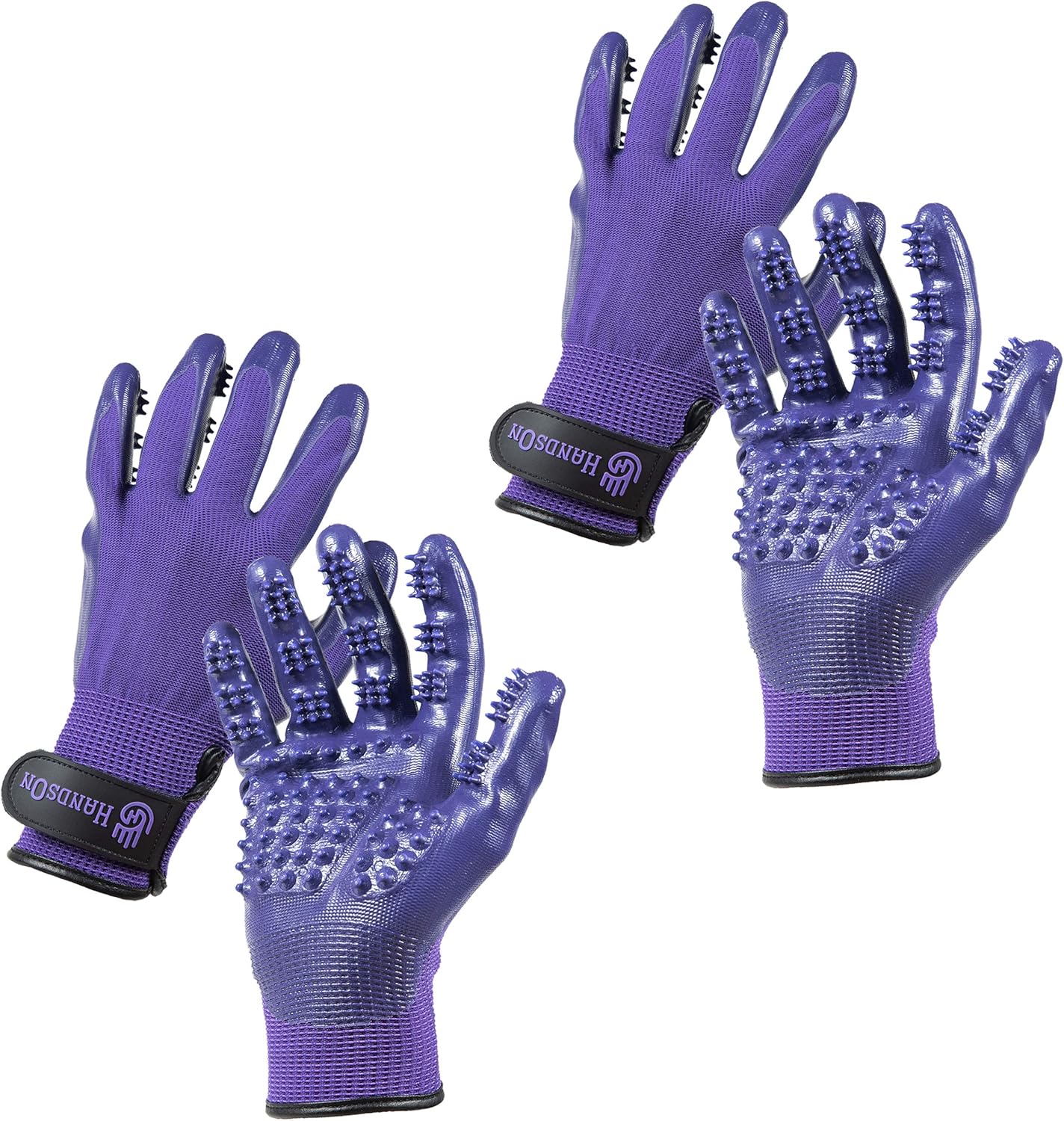 3-in-1 Pet Grooming Gloves - Shedding, Bathing & Massaging Tool