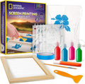 NATIONAL GEOGRAPHIC Kids Screen Printing Kit - Starter Silk Screen Kit