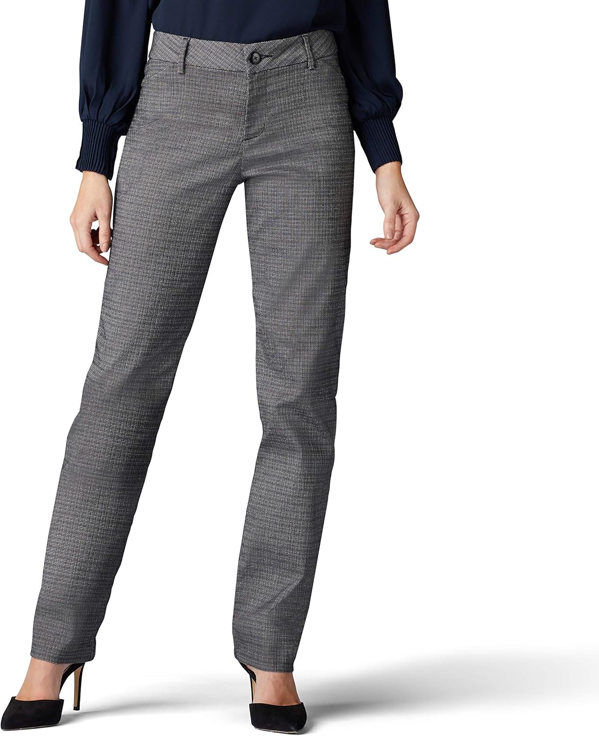 Lee Women's Wrinkle Free Relaxed Fit Straight Leg Pants Review
