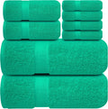 Infinitee Xclusives Luxury 100% Cotton Towel Set 8 Piece - Soft